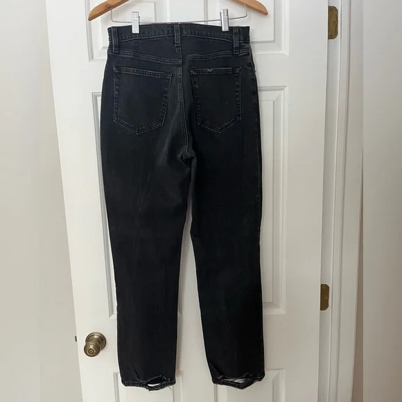 Abercrombie and Fitch | The ankle straight ultra high-rise jeans—27/4L - Picture 2 of 4